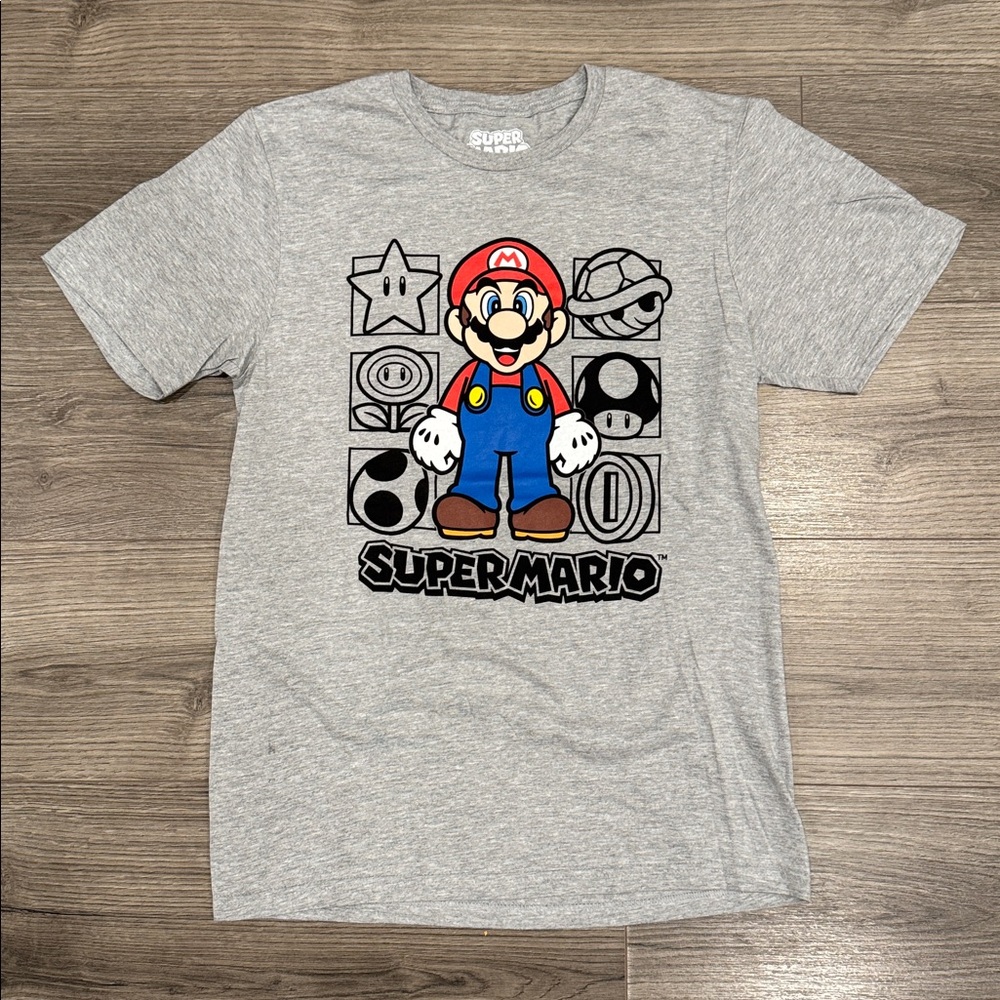 Hybrid Apparel Super Mario Brothers Bros Men’s Tee Size Small